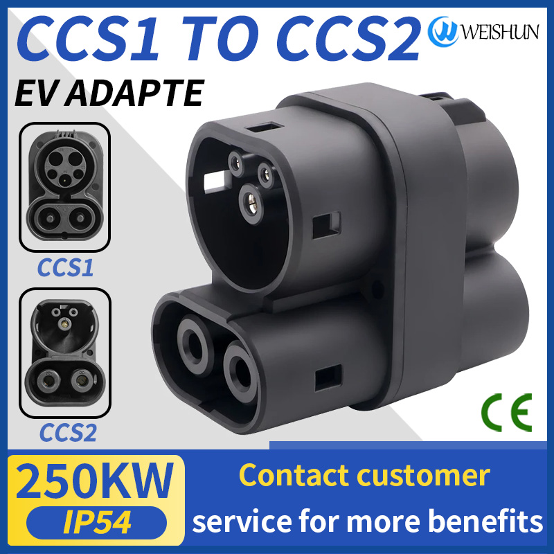 Ccs2 To Ccs1 Fast Charge Adapter 250Kw - CCS1 naar CCS2 EV DC snellaadadapter