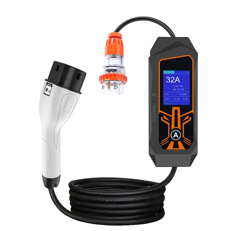Portable Ev Charger 32A Type 2 Cee Plug - AP01 Draagbare EV-lader 32A 7kW Type