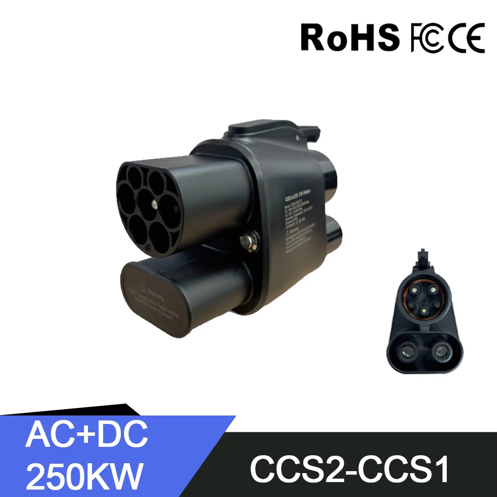 Ccs2 To Ccs1 Fast Charge Adapter 250Kw - CCS2 naar CCS1 EV snellaadadapter DC/AC,