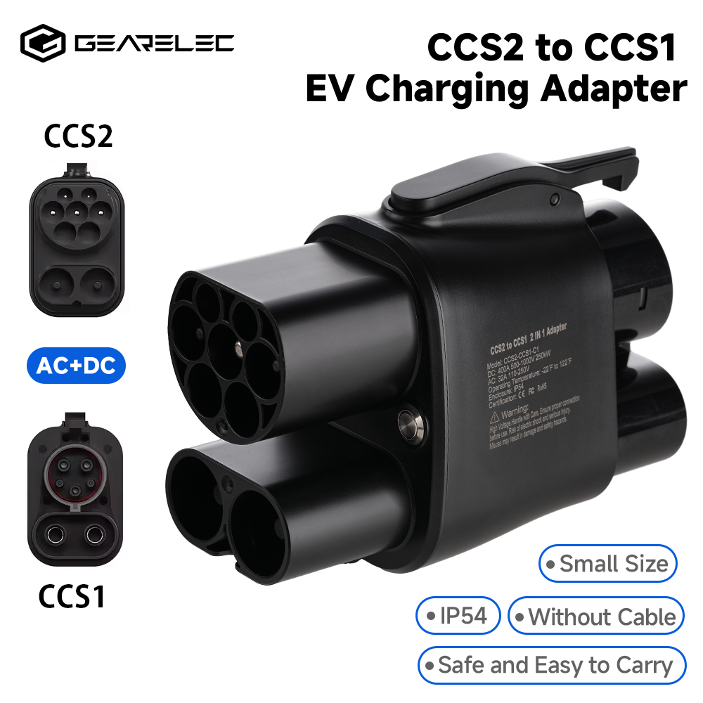 GEARELEC CCS2 naar CCS1 Adapte - Ccs2 To Ccs1 Fast Charge Adapter 250Kw recensie en prijs